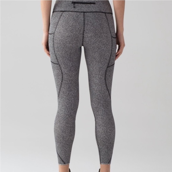 Lululemon Athletica Tight Stuff Tight II Size 4 Chakra Print Alpine Gray - Picture 10 of 10